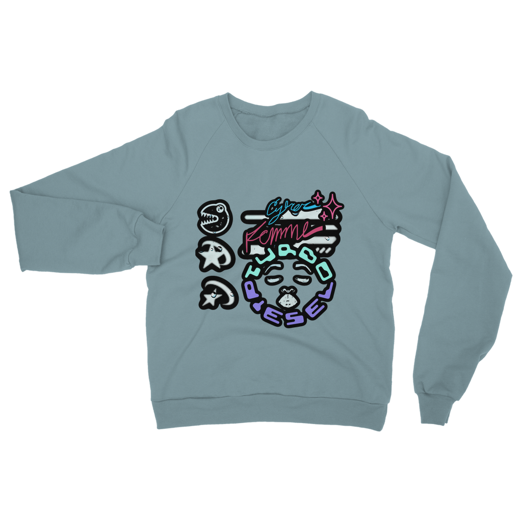 CYBERFEMME CREWNECK SWEATER